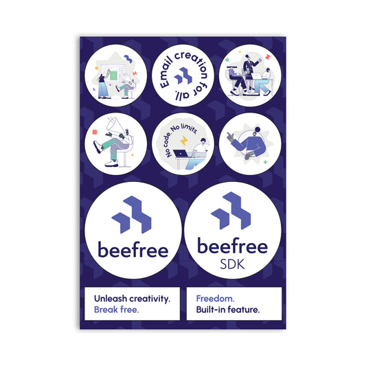 Beefree Sticker Sheet - 8.5" x 11"